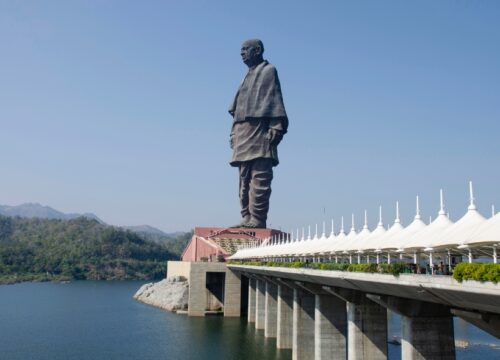 A MONUMENT TO THE FATHER OF THE NATION, THE STATUE OF UNITY.